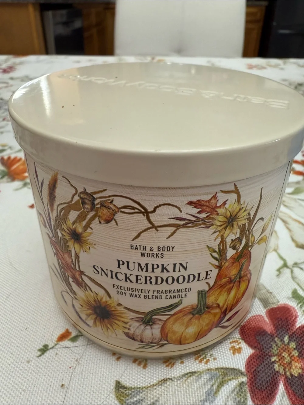 Bath & Body Works Pumpkin Snickerdoodle Scented Candle